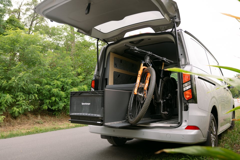 SpaceCamper Classic+ Bike für den Fahrrad Transport im Camper